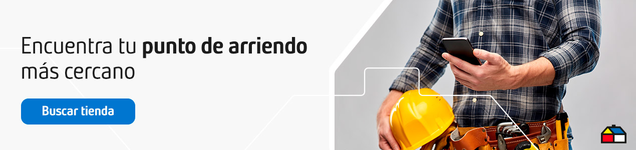 Encuentra tu punto de arriendo de herramientas más cercano. Buscar tienda.
